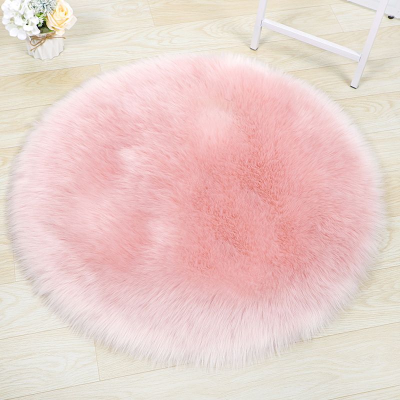 Multicolored Simplicity Rug Solid Shag Area Carpet Polypropylene Easy Care Rug for Home Decoration