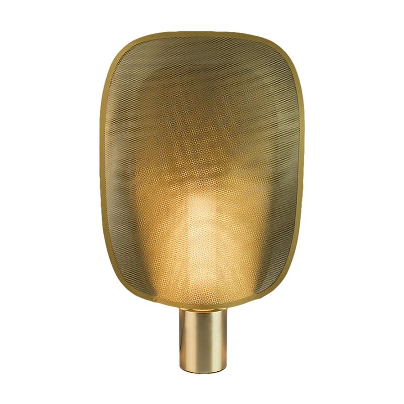 Oblong Task Lighting Contemporary Metal 1 Bulb Gold Reading Book Light, 9.5"/13" Wide