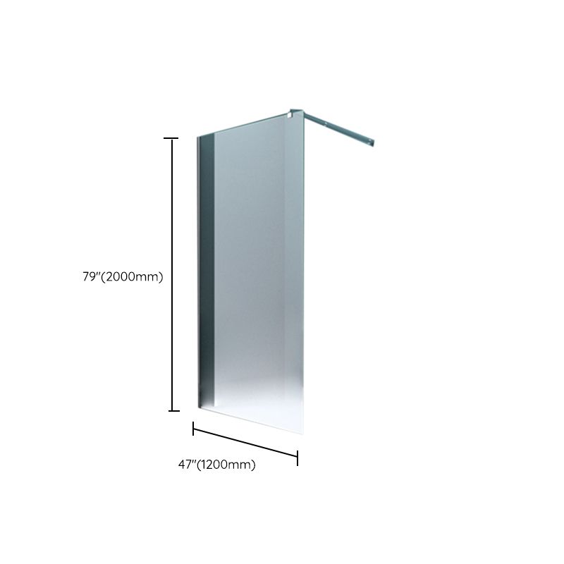 Single Fixed Transparent Fixed Glass Panel Frameless Fixed Glass Panel