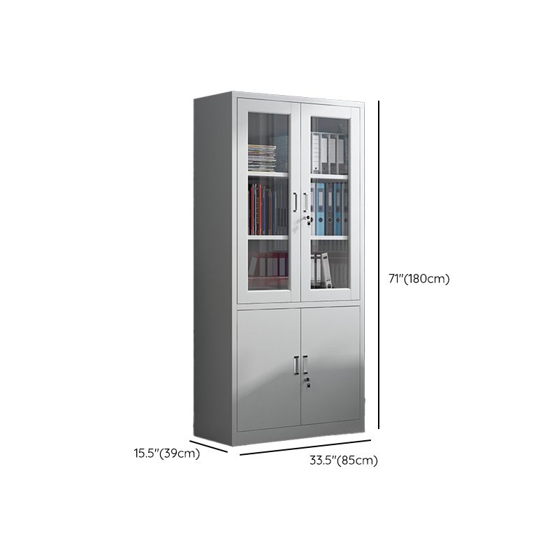 Modern Locking File Cabinet Metal Filing Cabinet with Storage Shelves