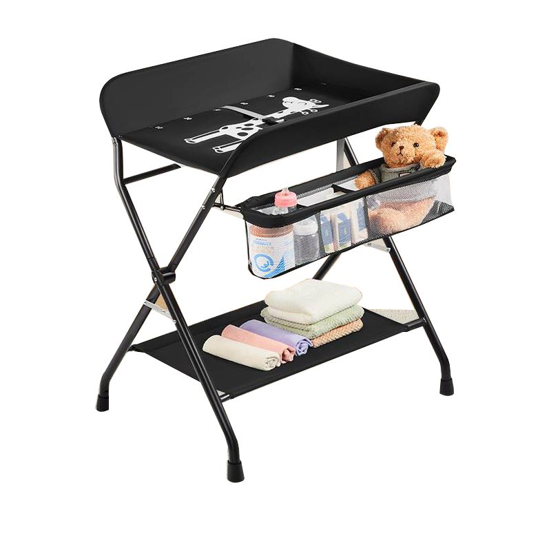 Modern Baby Changing Table Folding Changing Table with Storage