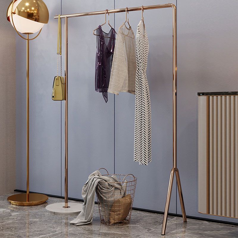 Gorgeous Free Standing Coat Rack Stainless Steel Coat Hanger for Living Room