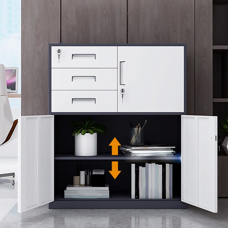 Industrial Filing Cabinet Wood Filing Lateral Cabinet with Locking Storage