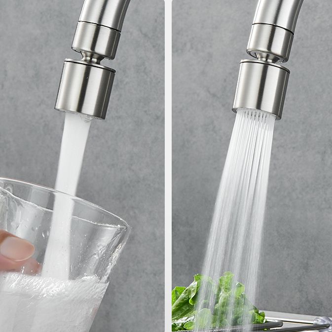 Stainless Steel Kitchen Faucet High Arch Standard Kitchen Faucet with No Sensor