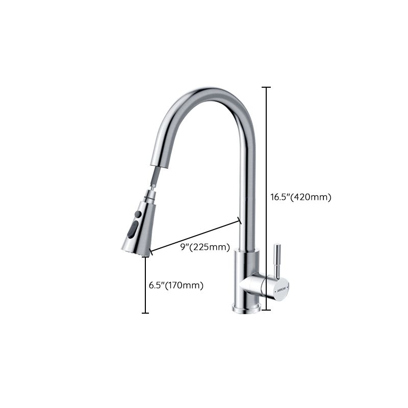 Traditional Kitchen Faucet Solid Color Standard Kitchen Faucet