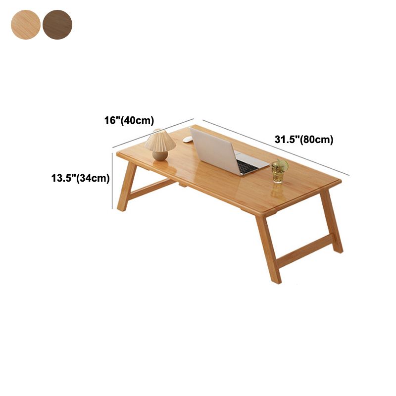 Contemporary Style Engineered Wood Desk Rectangle Folding Desk