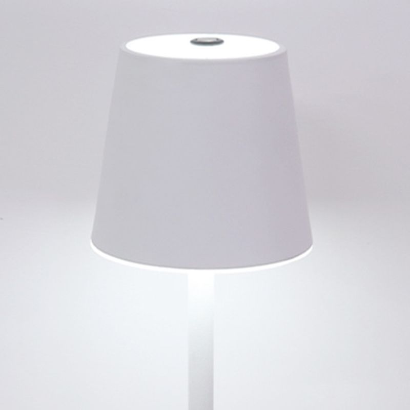 Contemporary Table Lamp 1-Light LED Metal Cone Table Light for Dining Room