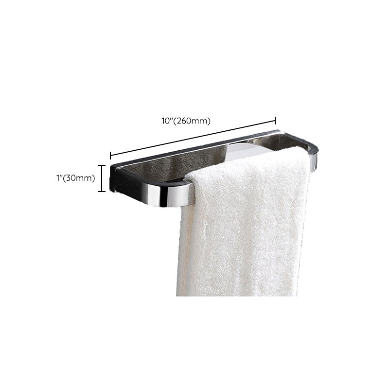 Polished Chrome Modern Bathroom Accessory Set in Stainless Steel Towel Bar/Soap Dish