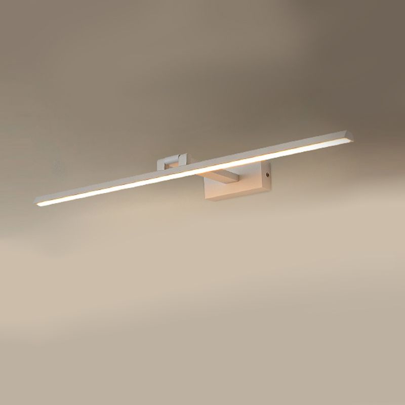 Modern Metal Vanity Light Strip Single Light Mirror Light for Bathroom