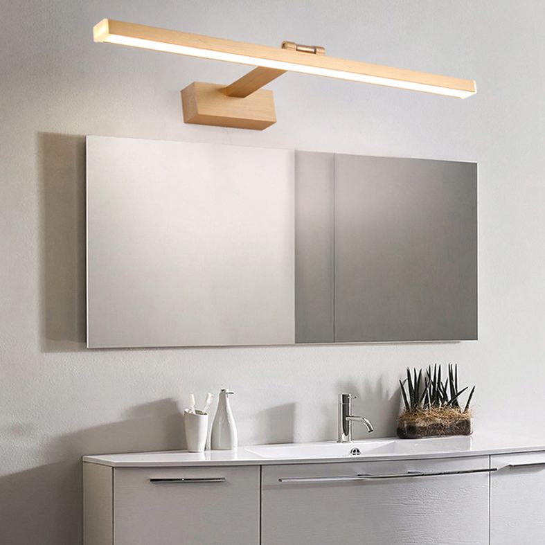 Moderne minimalistische stijl lineaire wand gemonteerd ijdelheid lichten metaal ijdelheid lamp