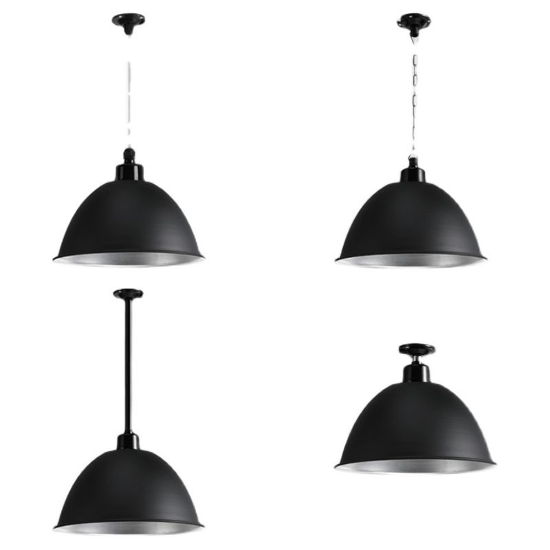 Luminaire pendant noir mat