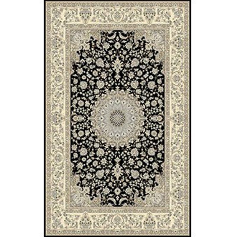 Fancy Traditional Rug Red Tribal Pattern Area Rug Non-Slip Backing Area Carpet for Home Decor