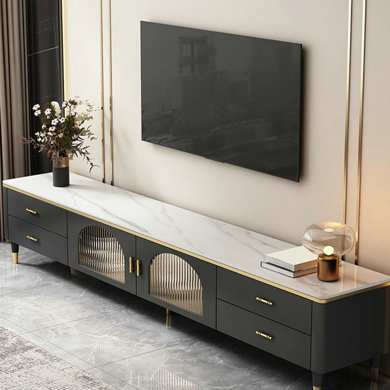 Stone TV Media Stand Console Modern TV Console for Living Room