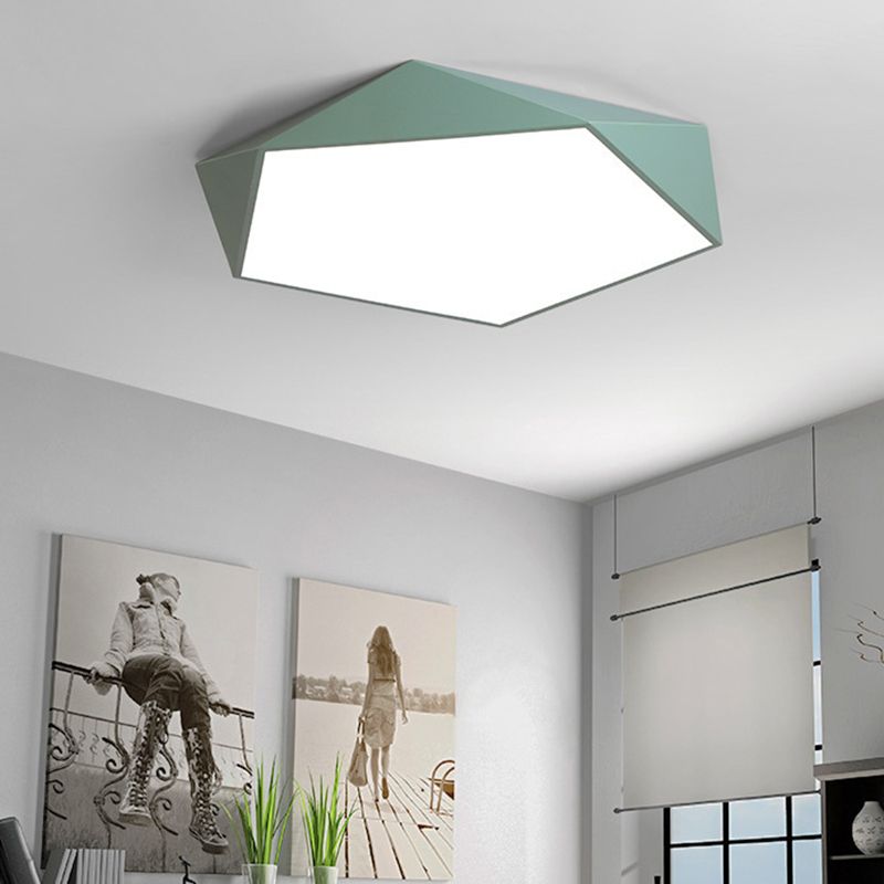 Geometric Flush Mount Contemporary Metal Flush Ceiling Light Fixture