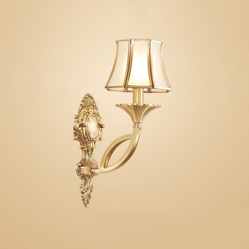 Lampadella a vetro a forma di conica Accensione Classic Living Classic Lipente in oro