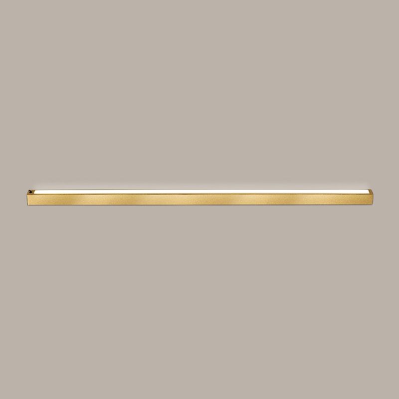 Aluminum Bar Shaped Floor Light Minimalist Living Room LED Floor Lamp against Wall