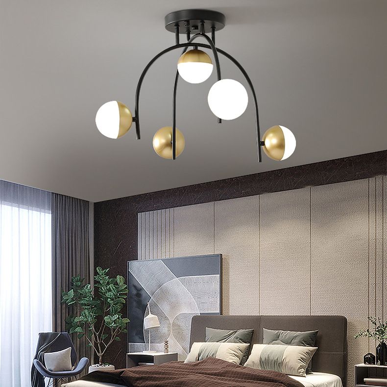 Acrylic Flush Mount Modern Style Flush Mount Lighting for Dining Room