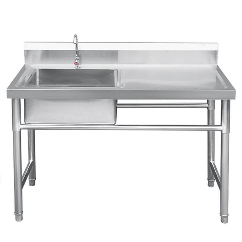 Stainless Steel Sink Undermount Kitchen Sink with Faucet and Base