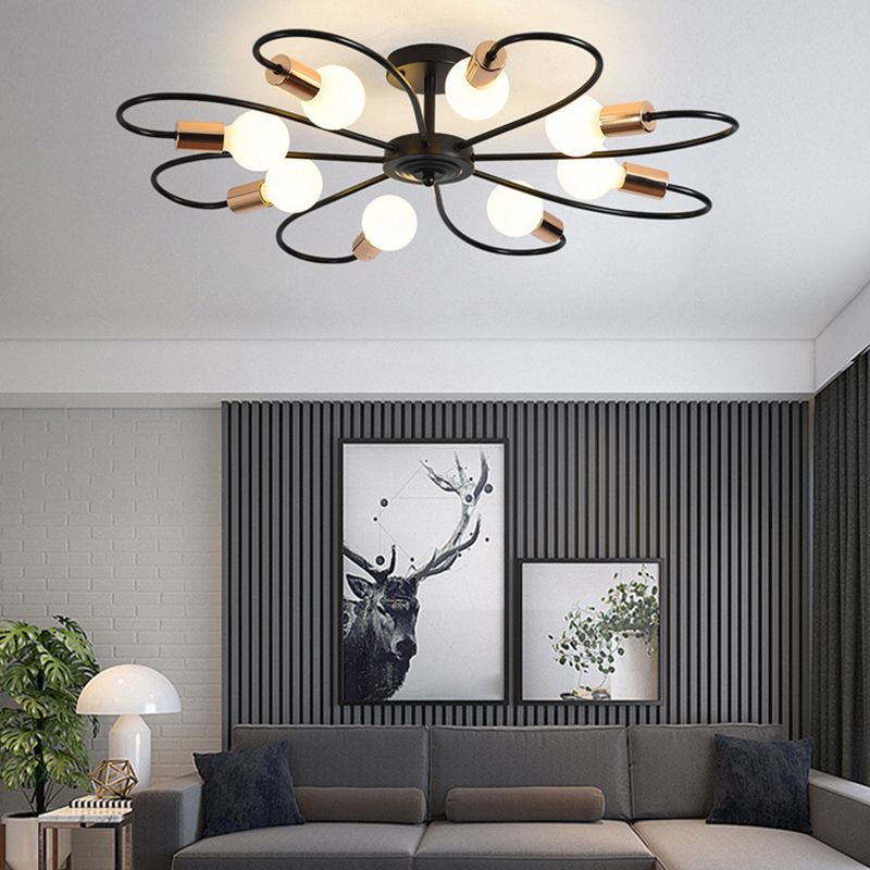 Modern Ceiling Lamp Minimalist Flush Mount Light Fixture for Bedroom