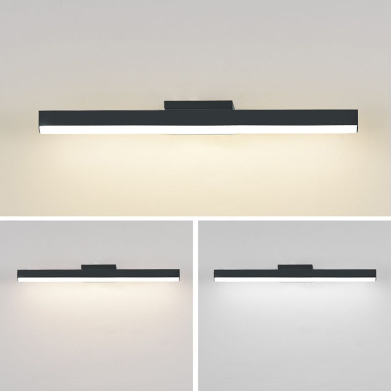 Modern Minimalist Style Linear Wall Mounted Vanity Lights Acrylic 1 Light Vanity Wall Light Fixtures