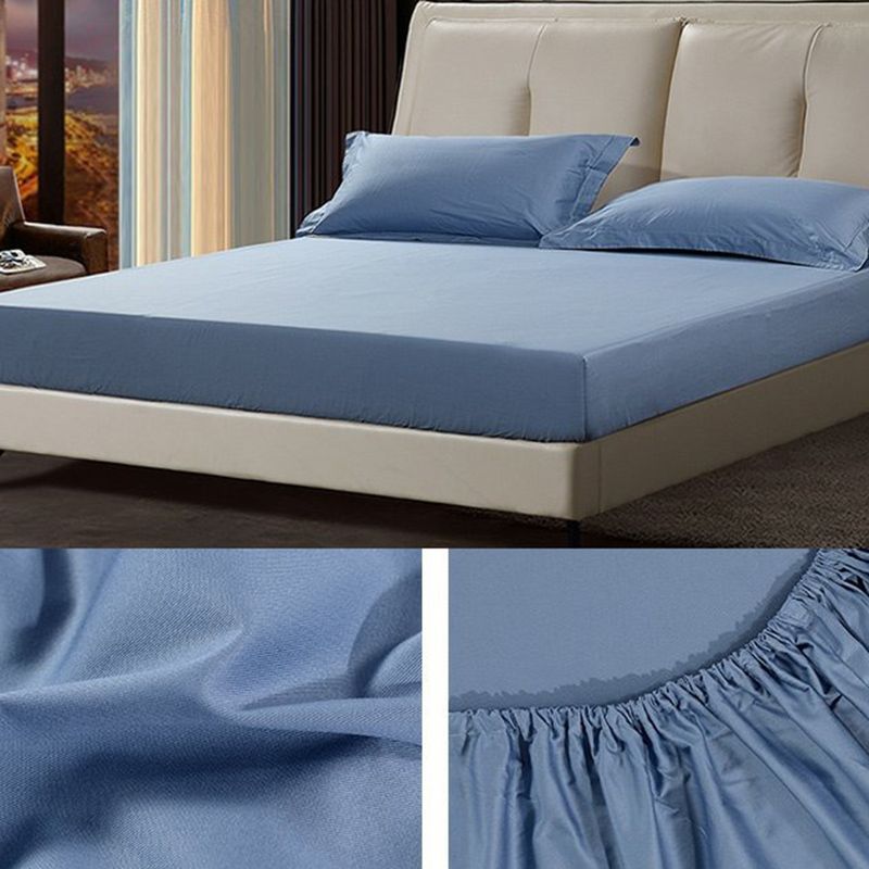 1-Piece Cotton Bed Sheet Set Breathable Modern Fitted Sheet for Bedroom