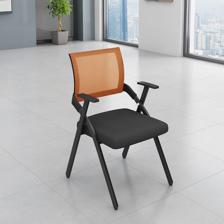 Contemporary Arms Included Conference Chair Mesh-back Chair for Office