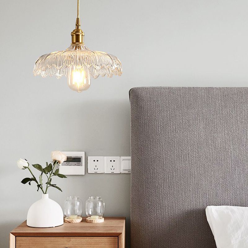 Industrielle hängende Deckenleuchte 1-Licht-Anhänger Licht für Schlafzimmer