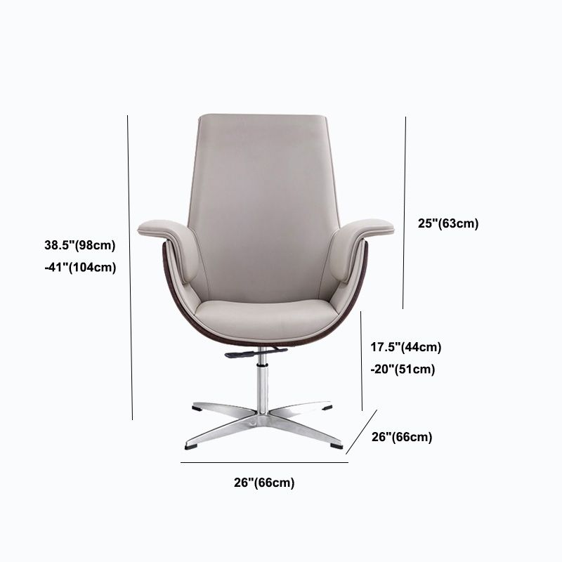 Mid / High Back Office Chair Rotatable Leather Desk Chair for Home and Office