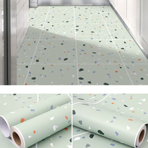 Modern PVC Flooring Geometric Pattern Peel and Stick Vinyl Plank Flooring