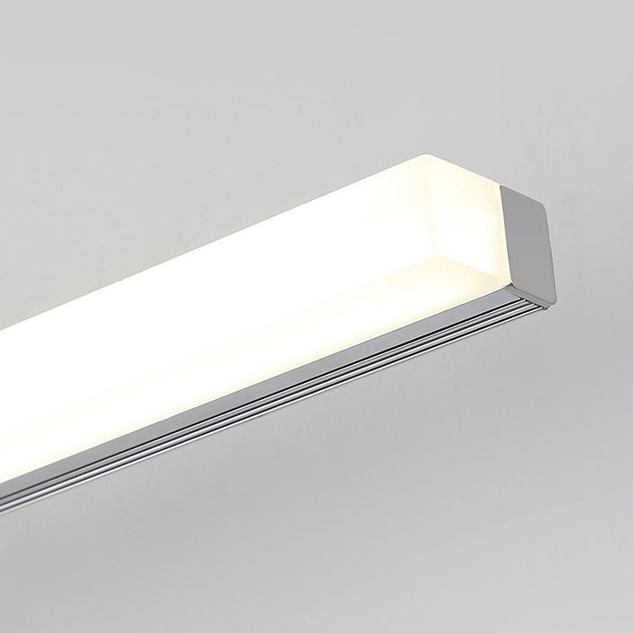 Minimalismo contemporáneo de maquillaje lineal Espejo Luz de aleación de aluminio Montaje de pared LED Luz de tocador