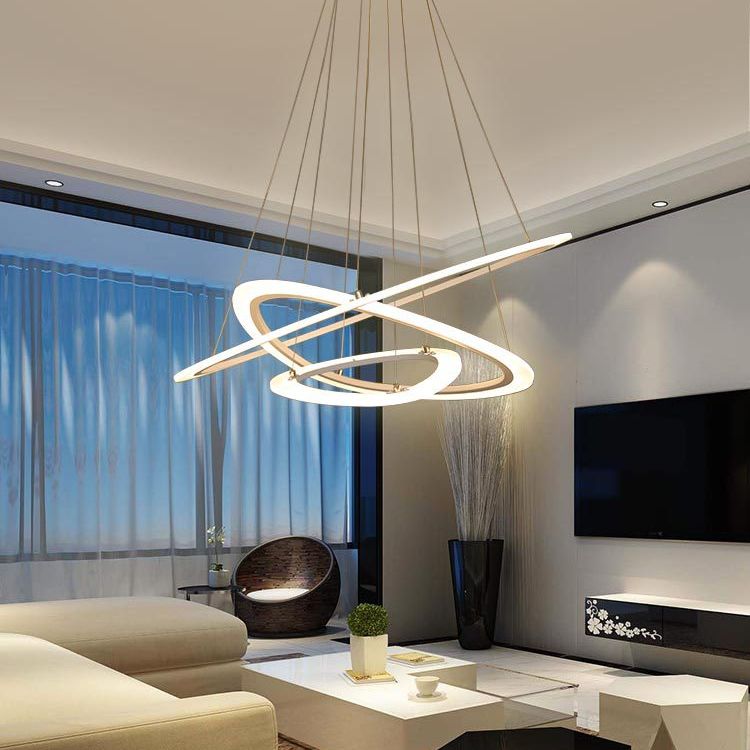 Triangle Metal Pending Lighting Fixtures Modern Bedroom Pendent Lighting Fixtures