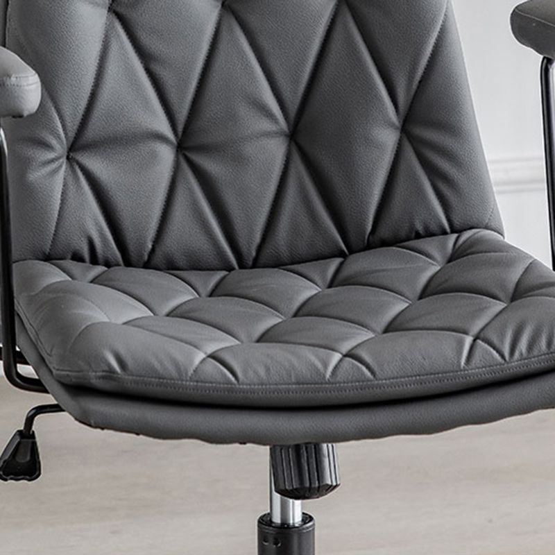 No Wheels Office Chair Contemporary Swivel Rolling Task Chair