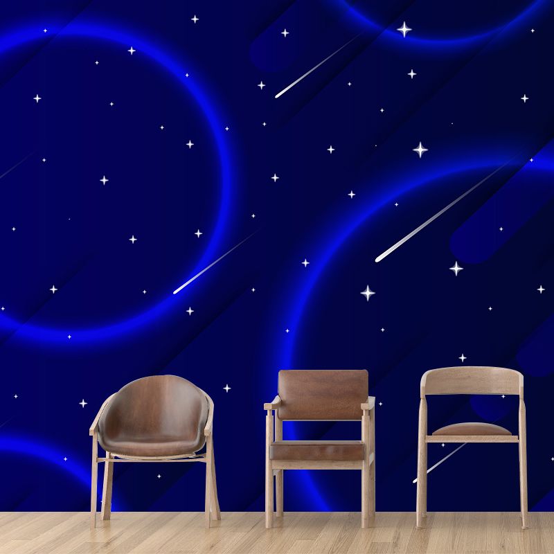 Universe Pattern Mural Wallpaper Illustration Indoor Wall Mural