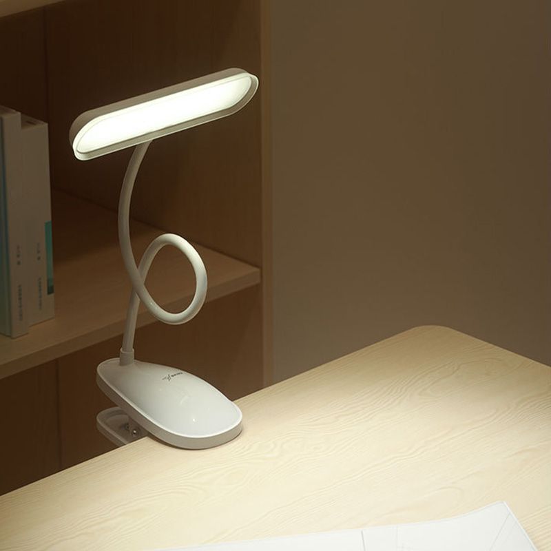 Clamp-on Design Macaroon Style LED Table Lamp Eye Protection Bedside Reading Lamp in Warm White Light