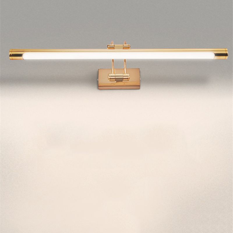 Simplicidad Luces de espejo de tocador cilíndrico Luz de pared de aluminio Accesorios para el baño