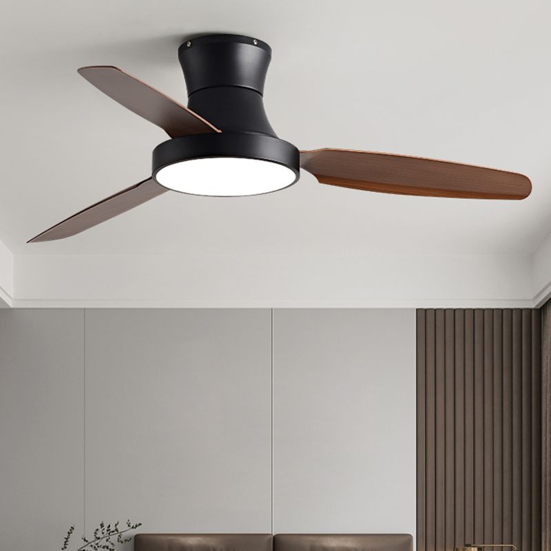 Contemporary Ceiling Fan Lighting with Metal for Dining Room