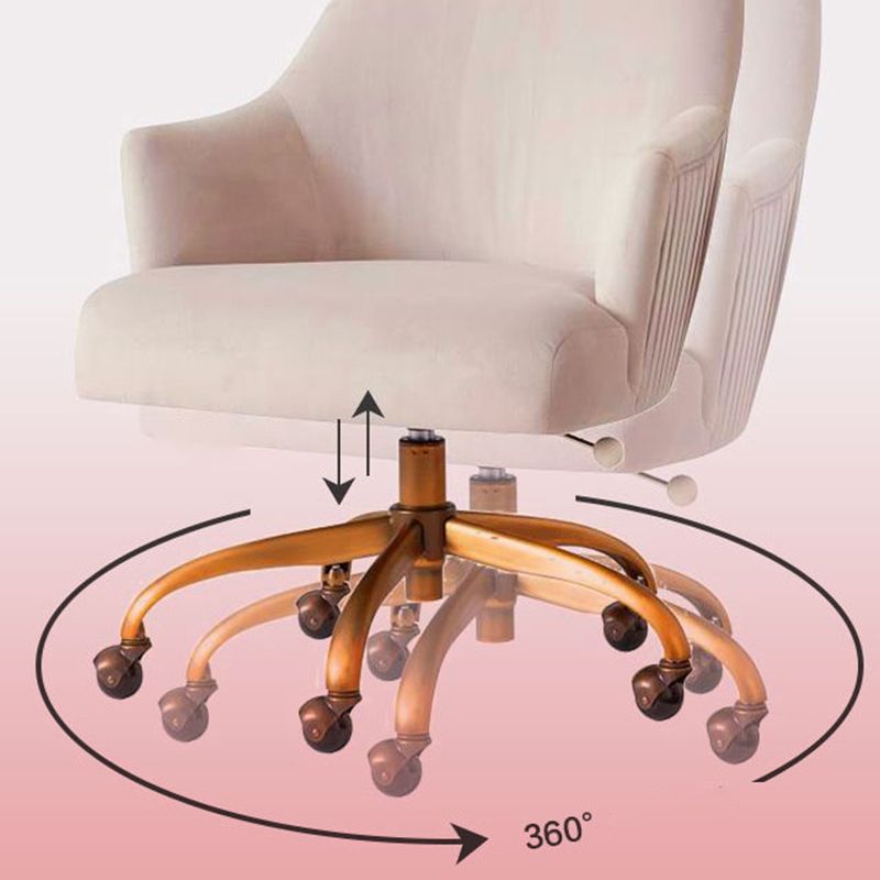 Modern Style Armless Office Chair Ergonomic No Distressing Desk Chair