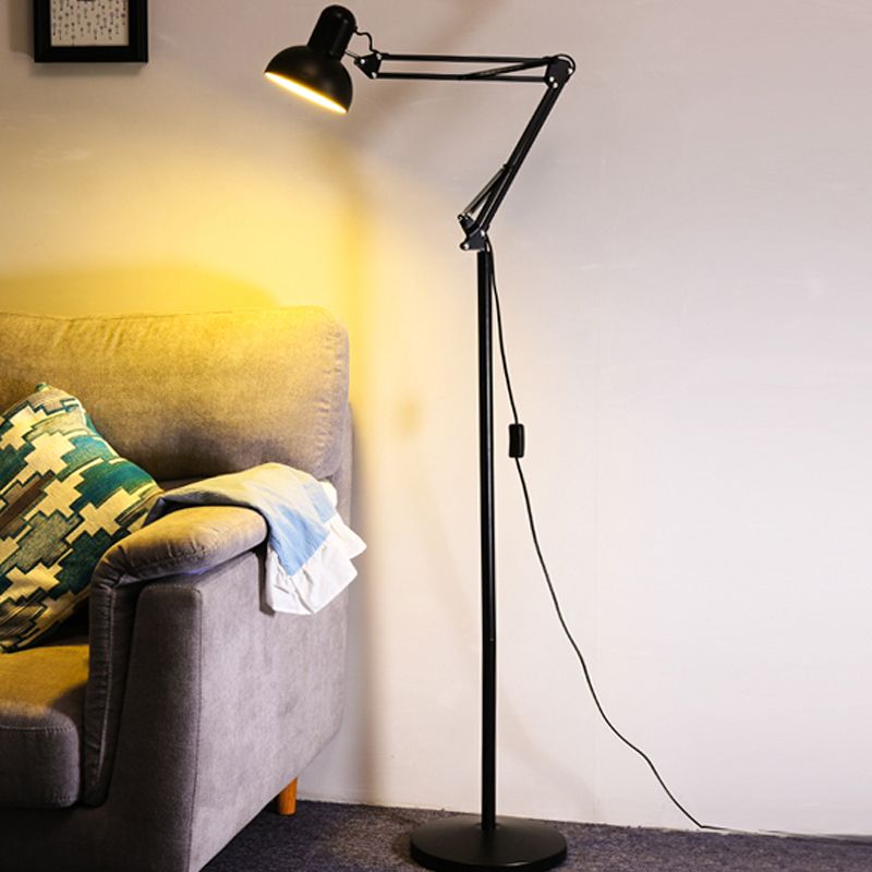 1 leichte schalenförmige Stehlampe zeitgenössische Metalllampen für Wohnzimmer