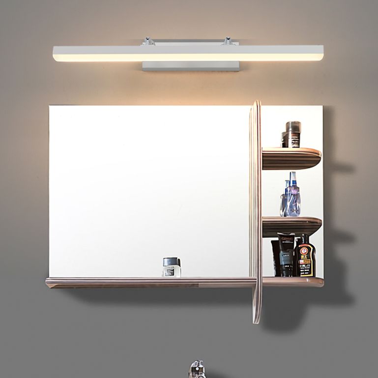 Lámpara de pared extensible de hierro lacado con LED lineal moderno con tono acrílico