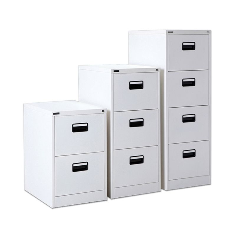 Traditional Metal Cabinet with Drawers Fire-Resistant Vertical File Cabinet