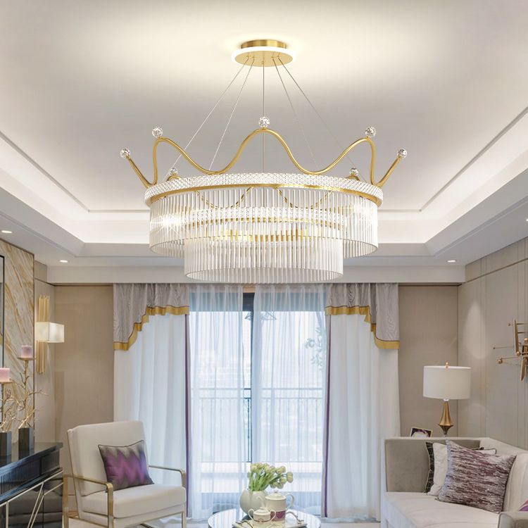 Modern Style Hanging Lighting Fixture Household Chandelier for Sitting Room