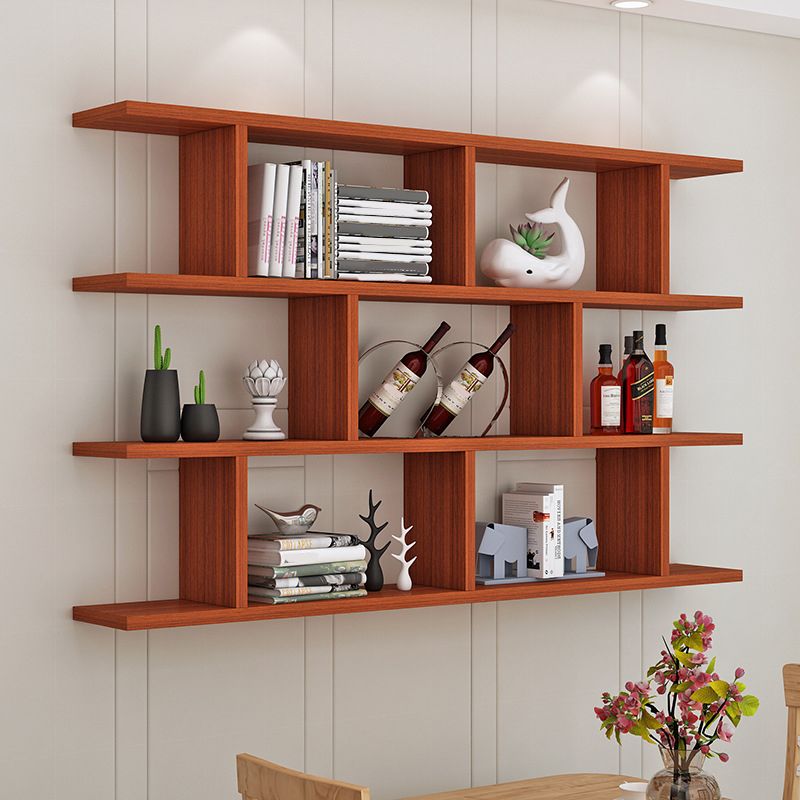 Modern Wall Mounted Wine Bottle Rack Manufactured Wood Bottle Rack