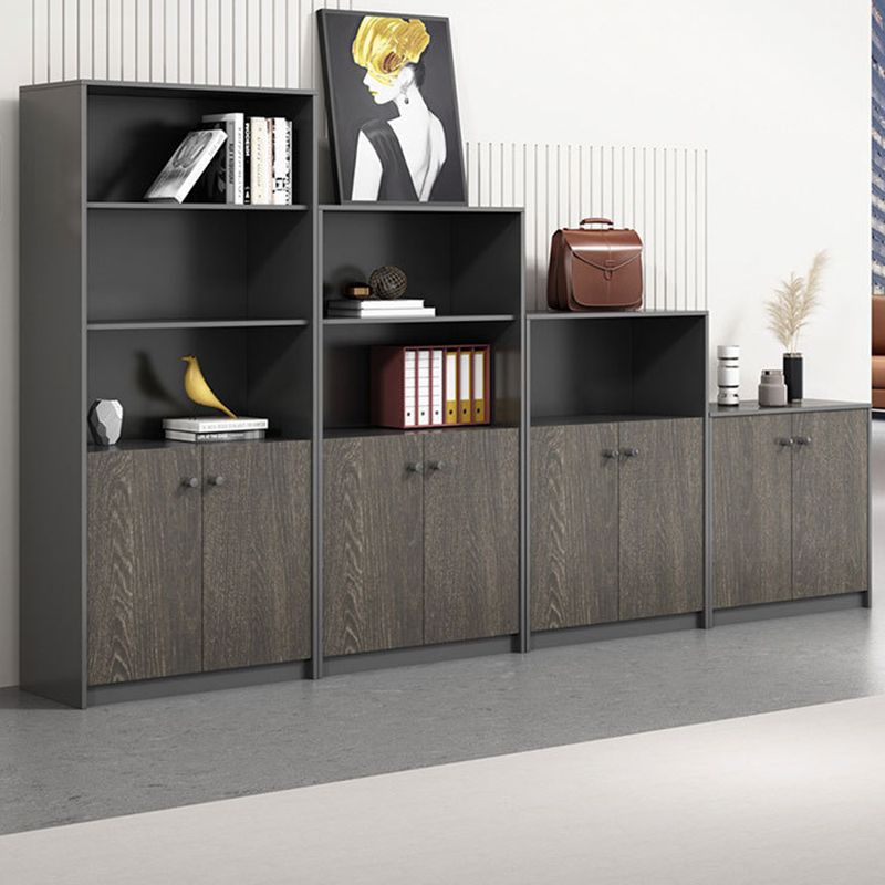 Wood File Cabinet Vertical Modern Filing Cabinet with Storage Shelves