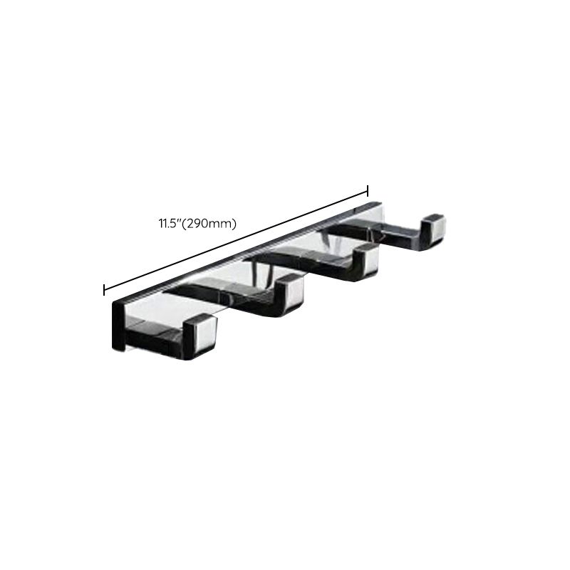 Polished Chrome Modern Bathroom Accessory Set in Stainless Steel Towel Bar/Soap Dish