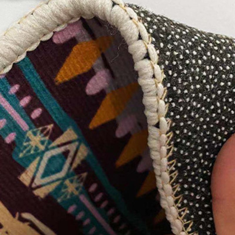 Marokkaanse medaillonpatroon Gebied Tapijt Polyester binnen tapijt Petvriendelijk vloerkleed voor woonkamer