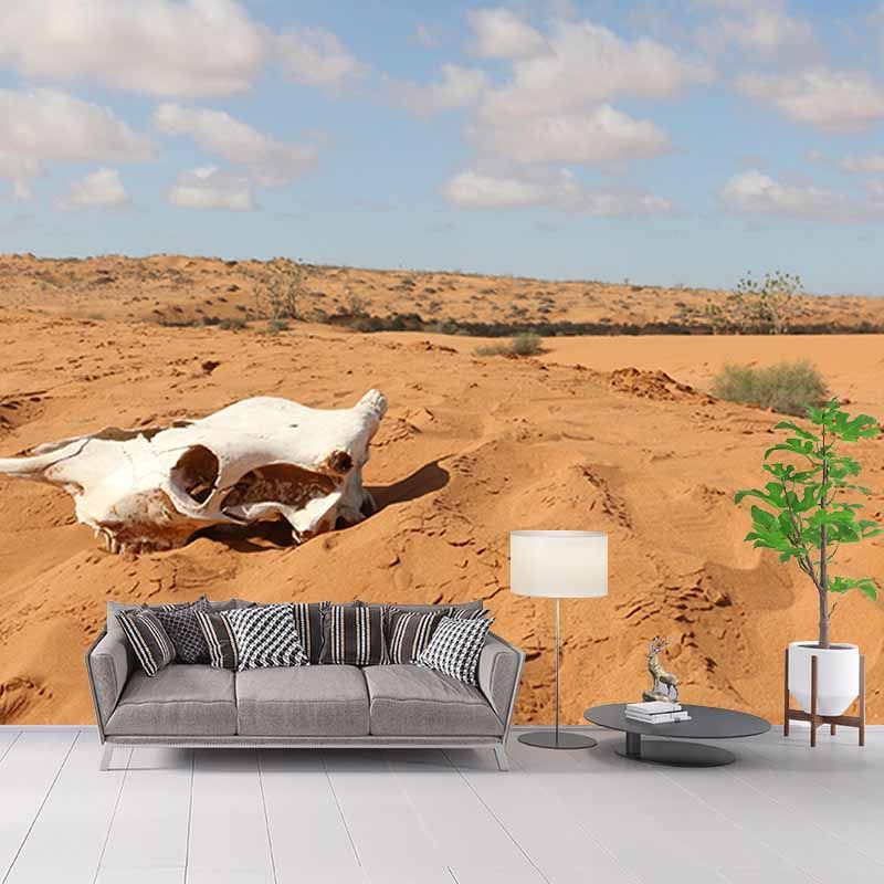 Eco-friendly Photography Wallpaper Desert Drawing Room Wall Mural