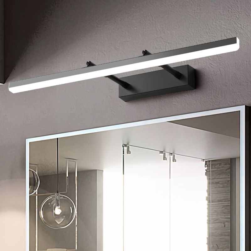 Strip Baño de baño Luz Luz de luz LED METAL CONTROMINA DE MANTE DE MUNTA