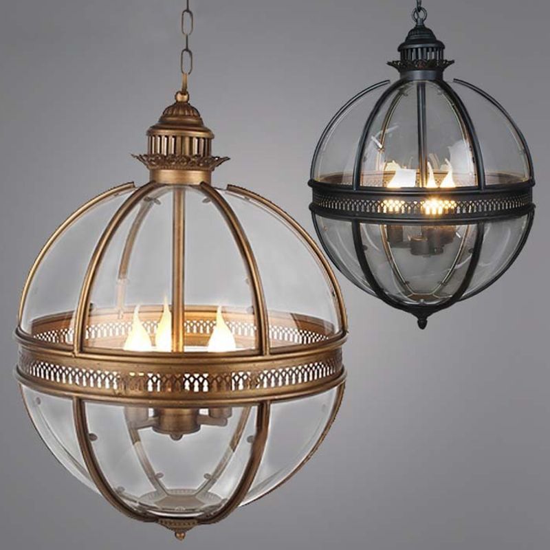 Globe suspension suspension de style industriel de style industriel