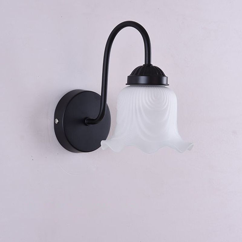 Sconce Light Fixture Modern Glass Wall Mounted Light for Bathroom