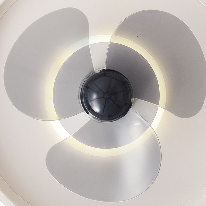 2 Light Ceiling Fan Light Modern Style Metal Ceiling Fan Light for Bedroom